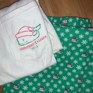 Vineyard Vines Xmas Pajama Set